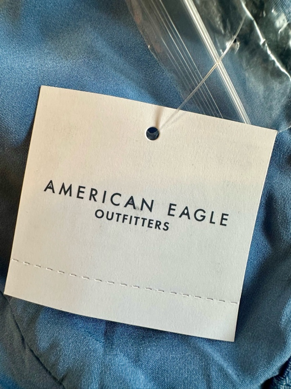 NWT American Eagle Blue Stripe Romper - Picture 5 of 5